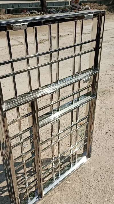 stainless steel top quality window dabal pitam by Malik fabrication work kota raj