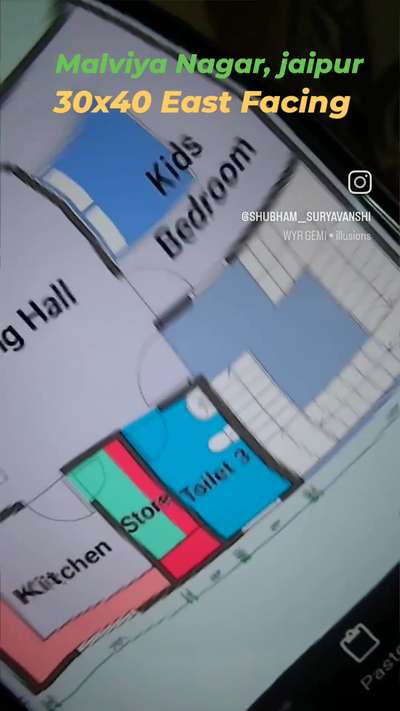 30x40 East Facing Sample Plan 
We provide
✔️ Floor Planning,
✔️ Vastu consultation
✔️ site visit, 
✔️ Steel Details,
✔️ 3D Elevation and further more!
#civil #civilengineering #engineering #plan #planning #houseplans #nature #house #elevation #blueprint #staircase #roomdecor #design #housedesign #skyscrapper #civilconstruction #houseproject #construction #dreamhouse #dreamhome #architecture #architecturephotography #architecturedesign #autocad #staadpro #staad #bathroom