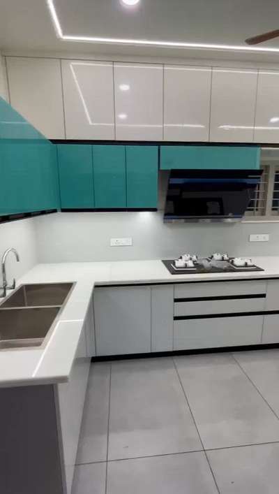 after our works..... its glass kitchen ssg #glasskitchen #saintgobainglass #trojan #virgolaminate #ebco contact 9947551214