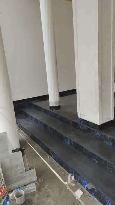 2400*800tile with greynite steps#FlooringTiles  #tilefront  #8547291373