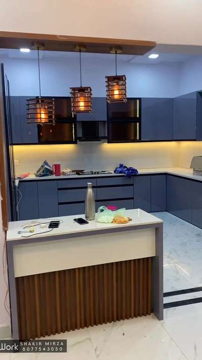 #ModularKitchen #ushapekitchen #completed🎊😍