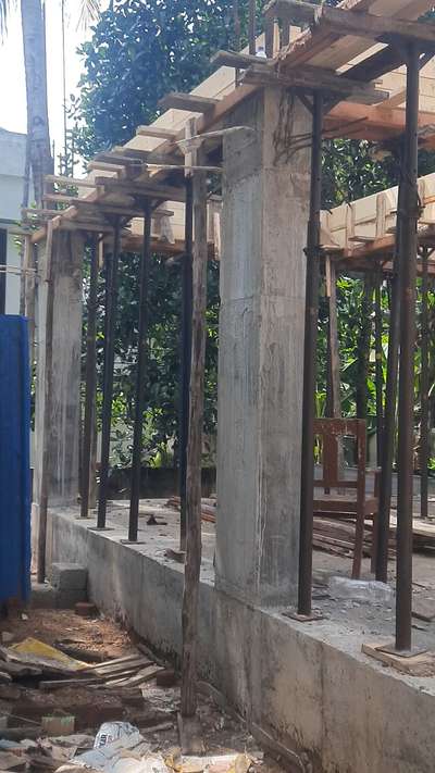 Centering & shuttering for Apartment building @ Kazhakkuttom