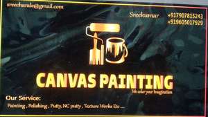 canvas Kerala painting  polish work